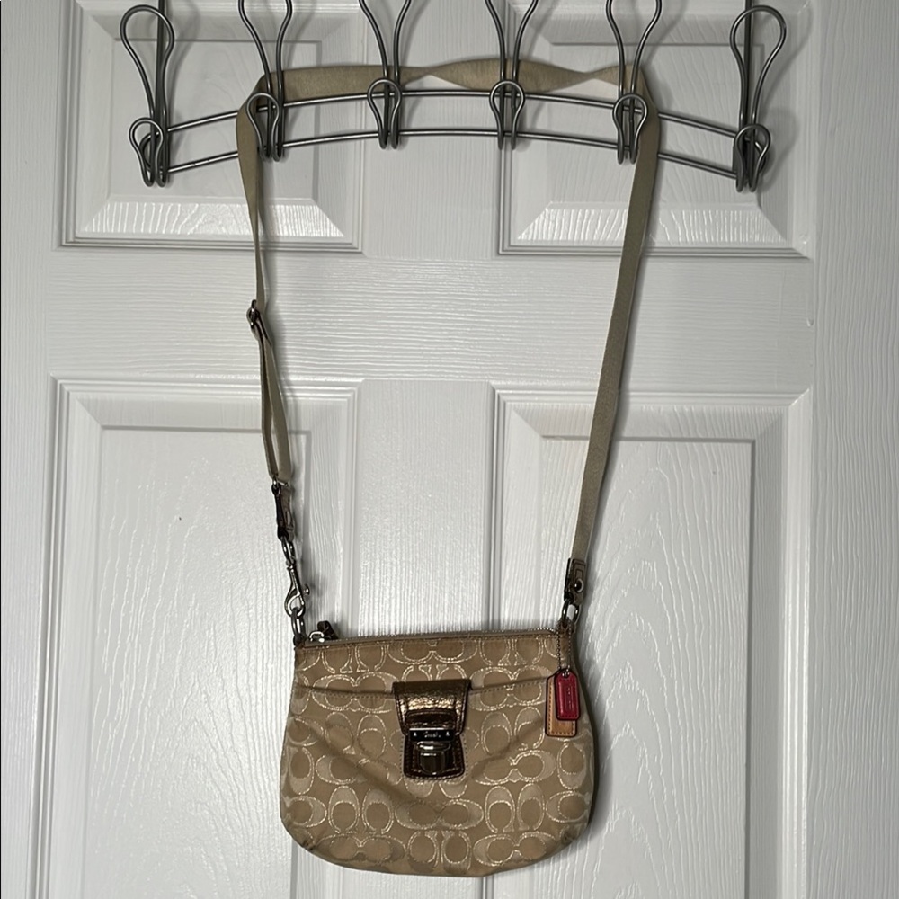 Coach canvas swing pack Crossbody handbag